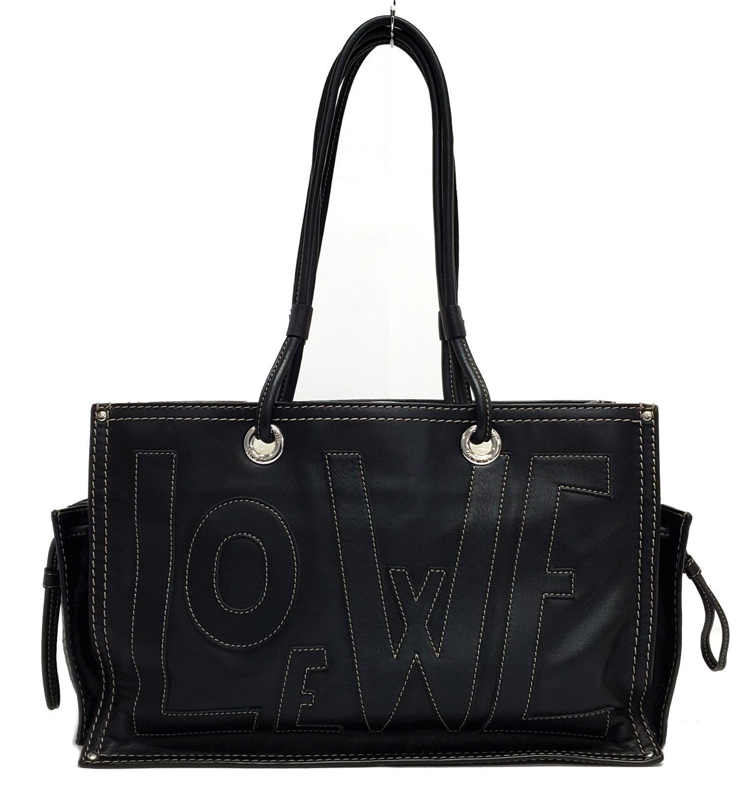 O1650◇未使用【ロエベ LOEWE】ショッパートート アナグラム