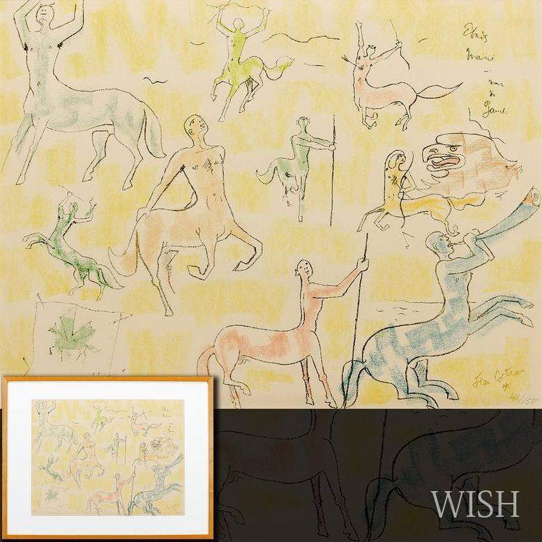 真作】【WISH】ジャン・コクトー Jean Cocteau リトグラフ 約15