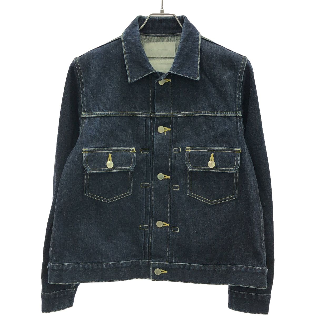 FUMITO GANRYU フミト ガンリュウ 20AW Pleated denim Blouson デニム 