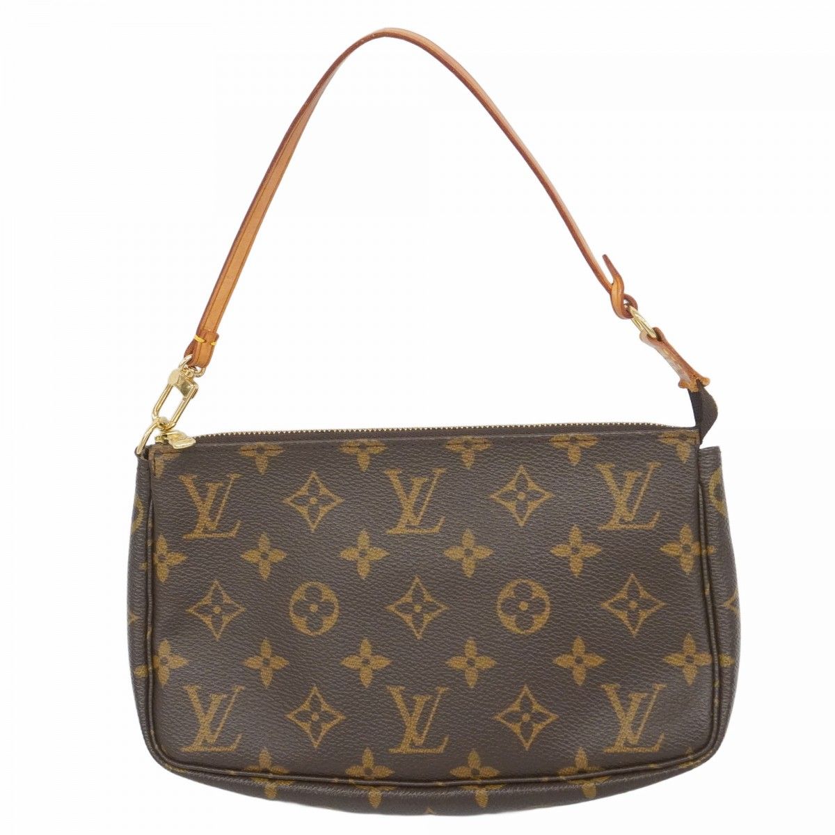 5mc3457 ルイヴィトン ポーチ モノグラム ポシェットアクセソワール M51980 ブラウン レディース