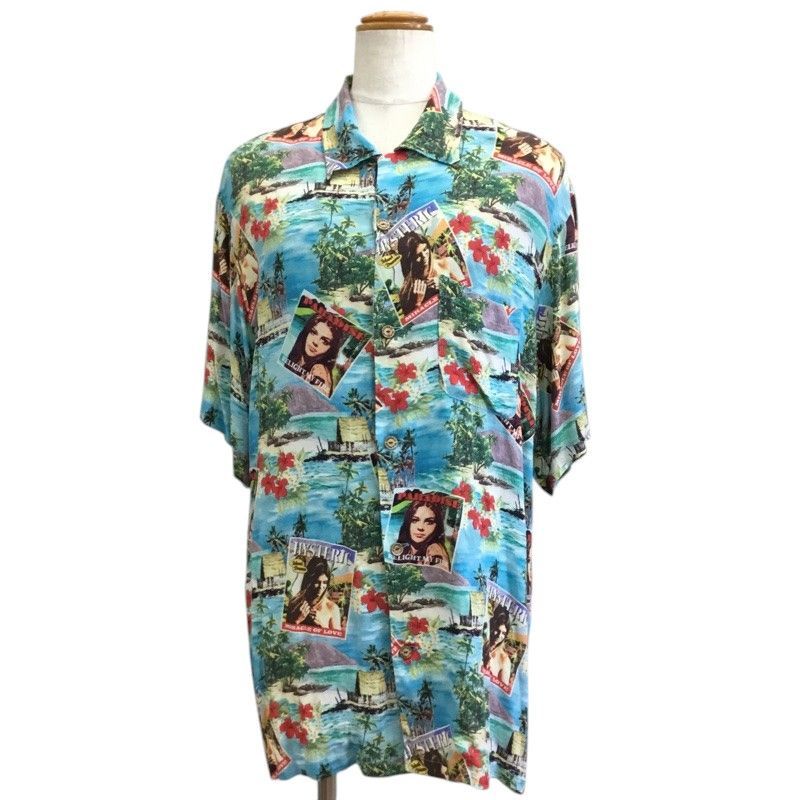 HYSTERIC GLAMOUR【ヒステリックグラマー】レーヨンシャツ 上着 シャツ