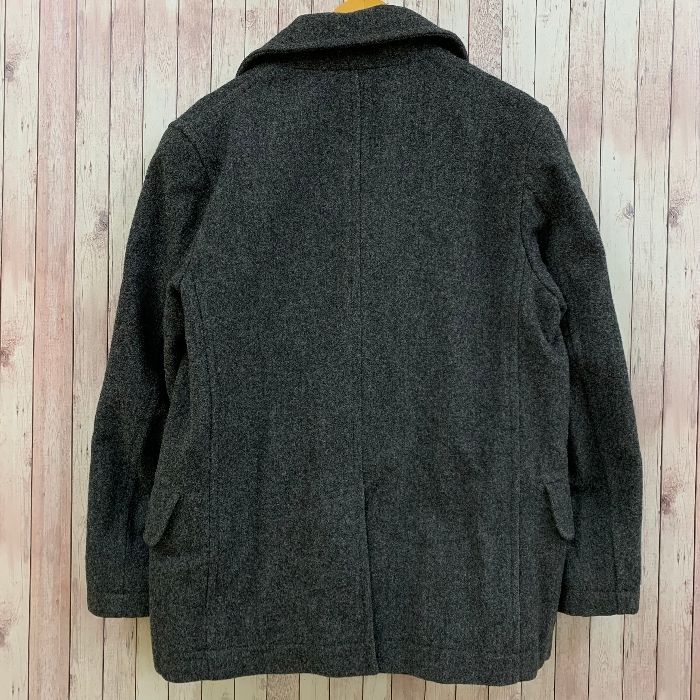 マーガレットハウエル MHL. ピーコート ダブル ウール M グレー メンズ