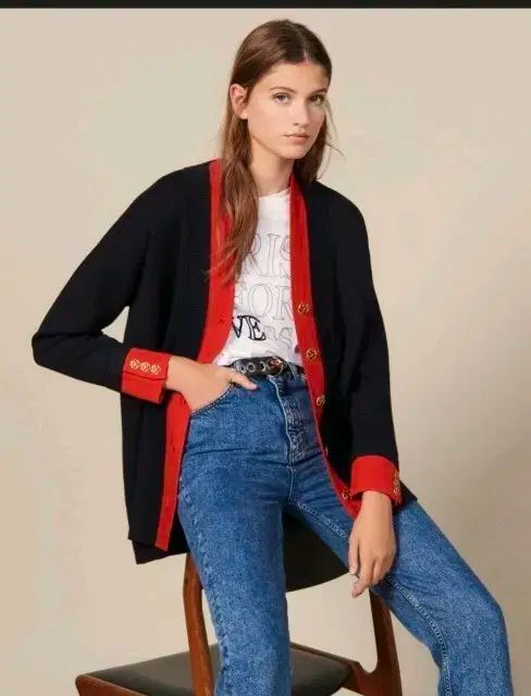 サンドロ 66 カーディガン 状態良し