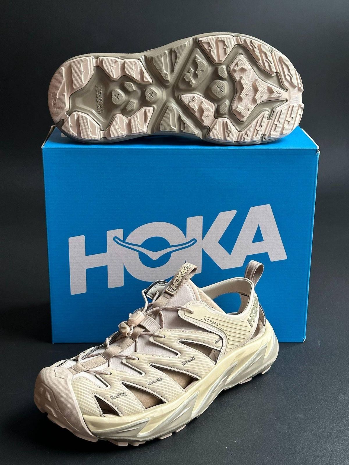 HOKAONEONE　ホカオネオネ　HOPARA　ホパラ　サンドベージュ HOKA ONE ONE / ホカ オネオネ HOPARA ホパラ サンダル ユニ