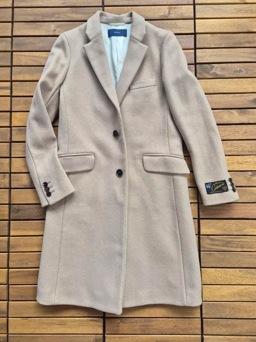 SHIPS カシミア ブレンド コート ベージュ 日本