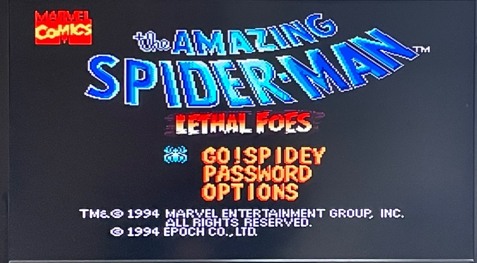 激レア］SFC スーパーファミコン スパイダーマン リーサルフォーズ 