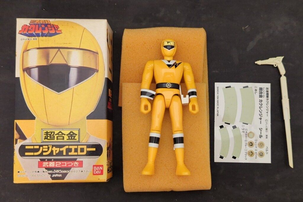 【新品】超合金　ニンジャイエロー　忍者戦隊カクレンジャー バンダイ 超合金/カクレンジャー 忍者戦隊カクレンジャー