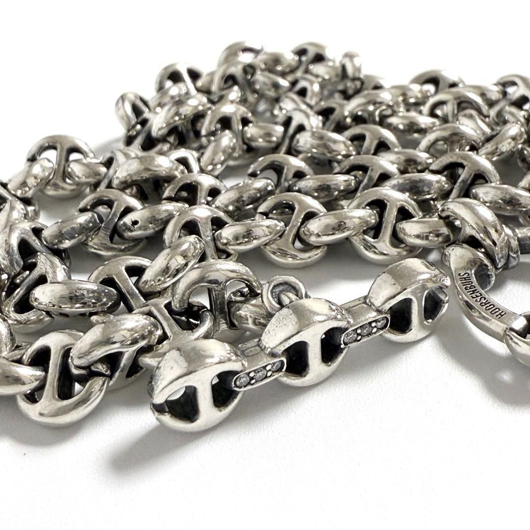 鑑定付】ホーセンブース オープンリンク ネックレス 16インチ 5MM