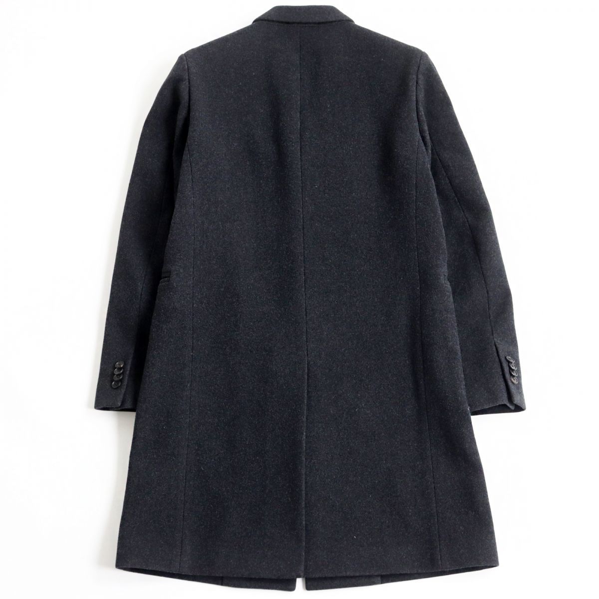 PaulSmith ダークグレー ピーコート ウールコート PaulSmith ダークグレー ピーコート ウールコート ☆すぐ届く