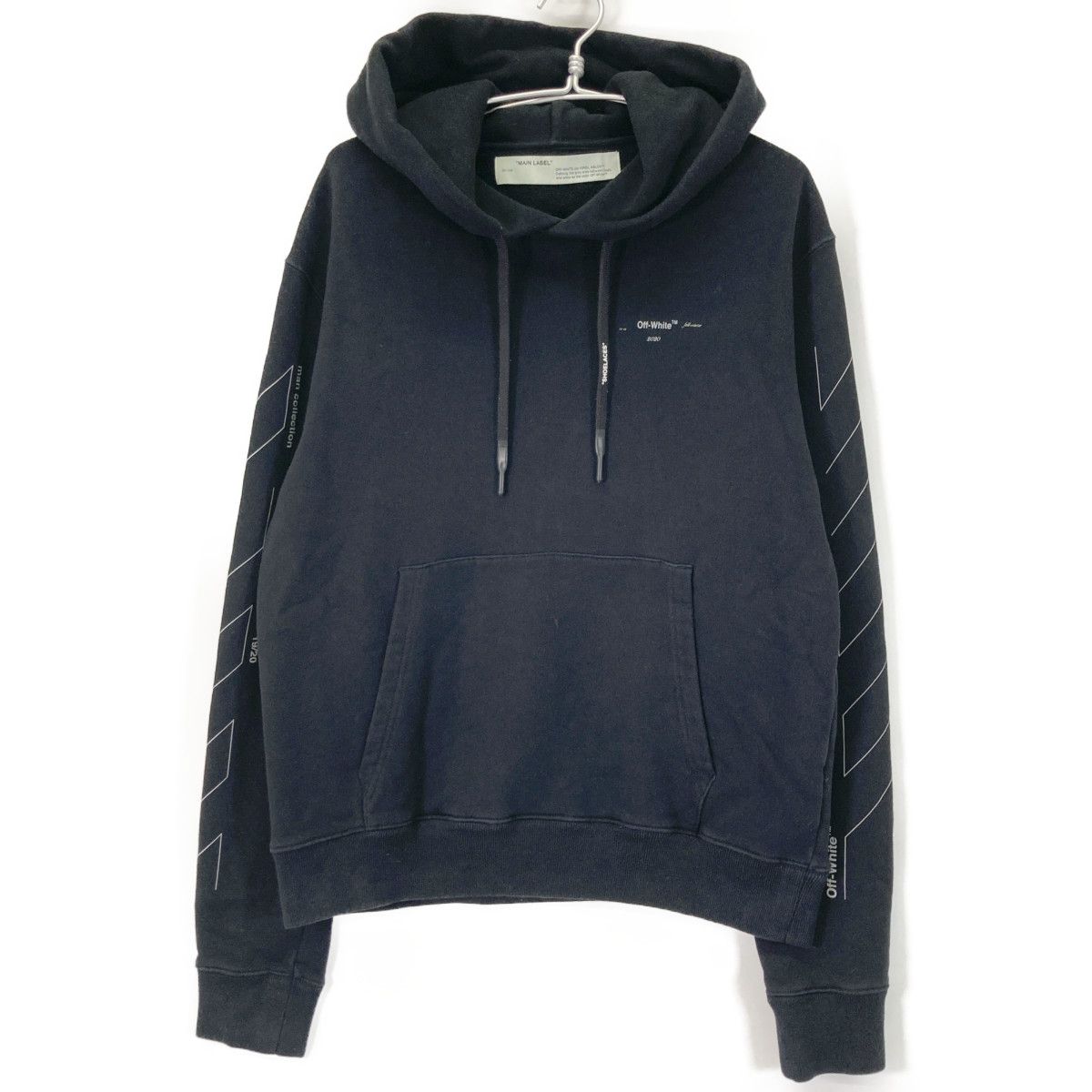 【関税込み】Off-White ブラック Col S. Matthew フーディ Off-Whiteのブラック Col S. Matthew フーディがセール中
