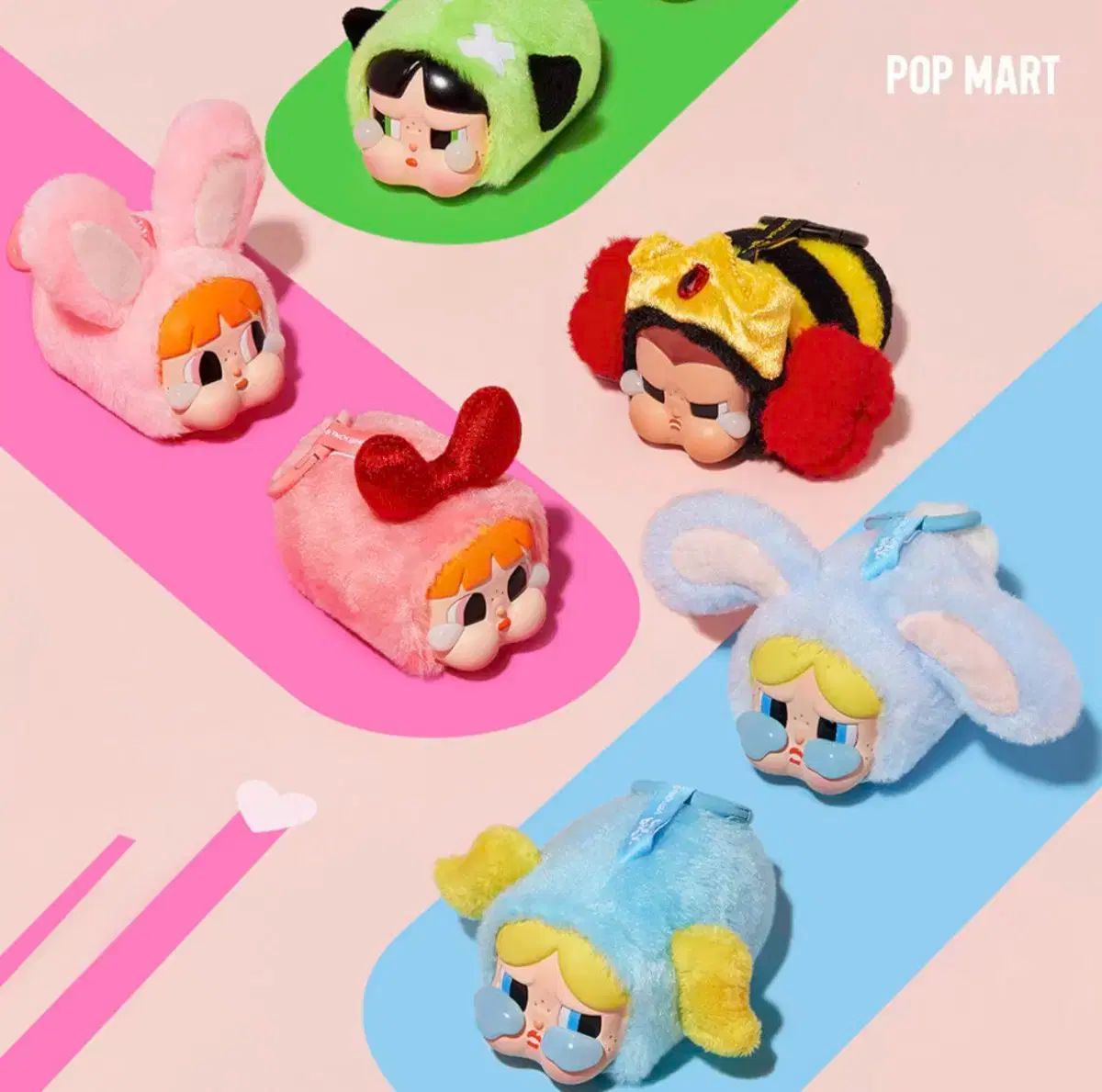 Popmart パワパフガールズ セット売り Pop Mart Crybaby x The
