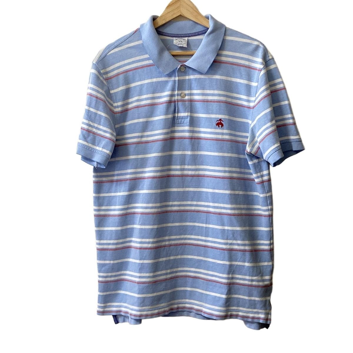 【新品・Lサイズ】Brooks Brothers メンズ ポロシャツ BrooksBrothers(ブルックスブラザーズ) 半袖ポロシャツ サイズL