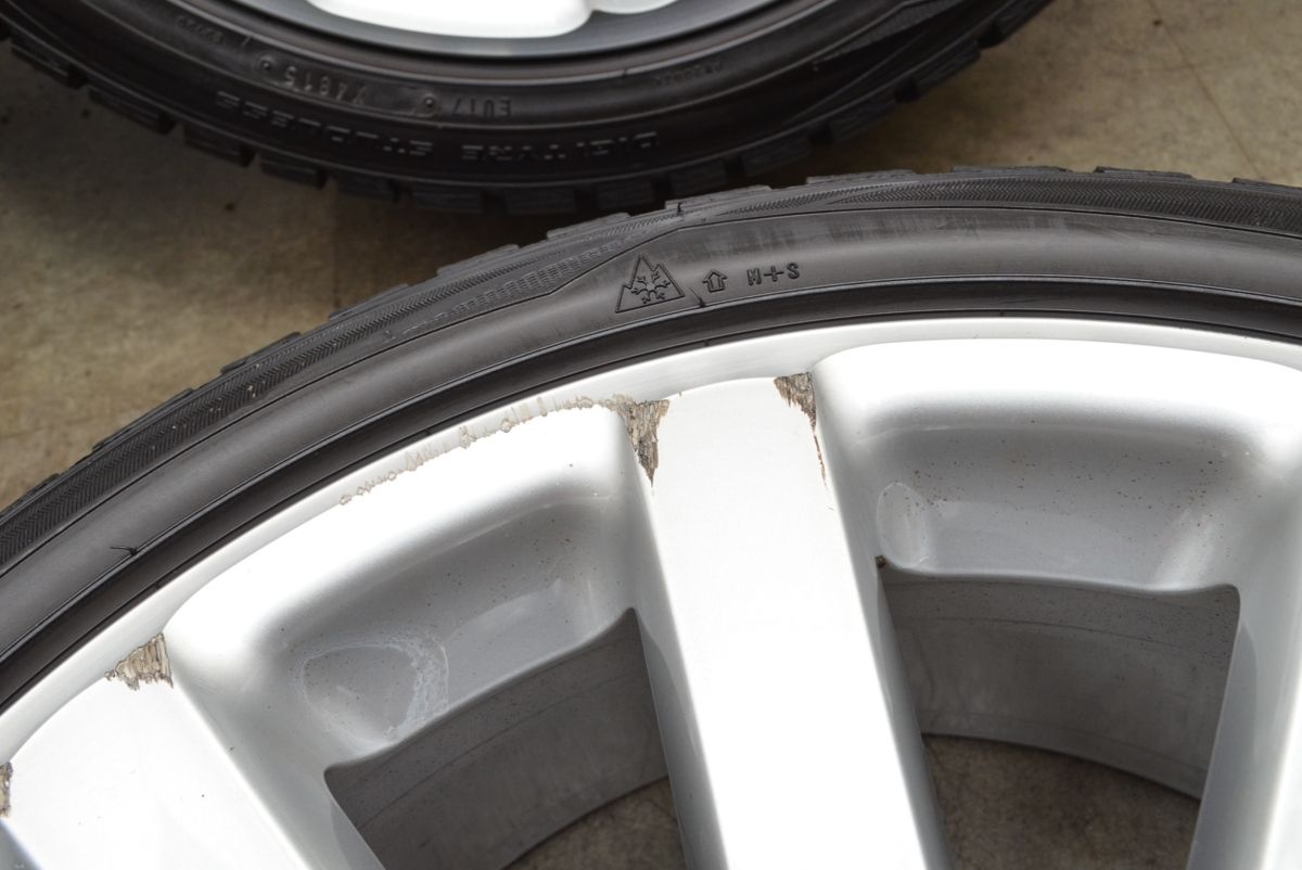 専用の ホイールのみ可 フォルクスワーゲン ゴルフ5 R32 後期 純正 18in 7.5J 51 PCD112 ダンロップ WM01 225|40R18 品番 1K0601025BL