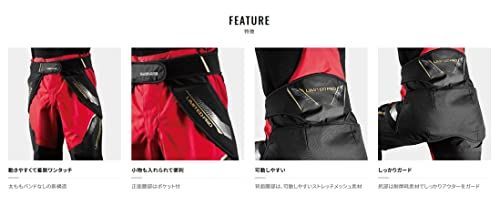 シマノ　NEXUS スキーウェア 釣り　赤黒 sサイズ シマノ NEXUS スキーウェア 釣り 赤黒 sサイズ SHIMANO NEXUS