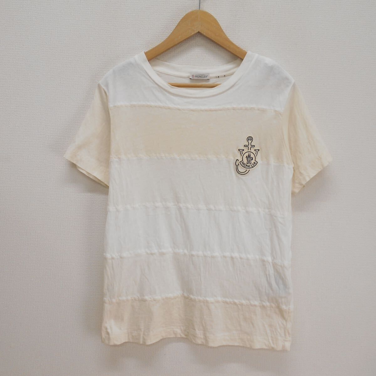 MONCLER モンクレール 21SS JW ANDERSON Tシャツ 太ボーダー ワイド T 