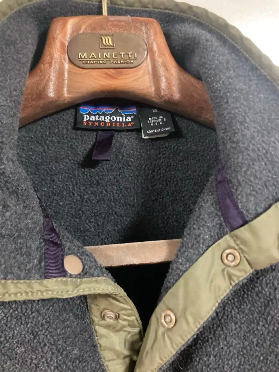 90s USA製 Patagonia パタゴニア シンチラ スナップT フリース プル