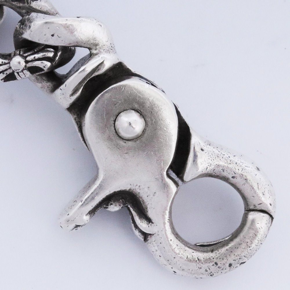 CHROME HEARTS キーリング ショート ファンシーチェーン 2リンク