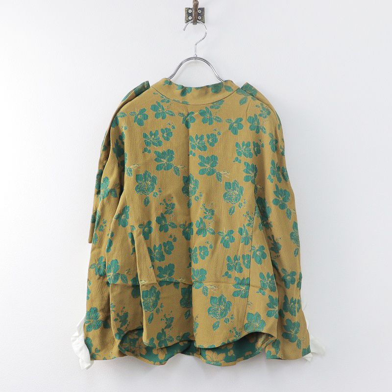 美品　TOGA PULLA シャツ 花柄 2024SS トーガ プルラ TOGA PULLA Flower jacquard blouse