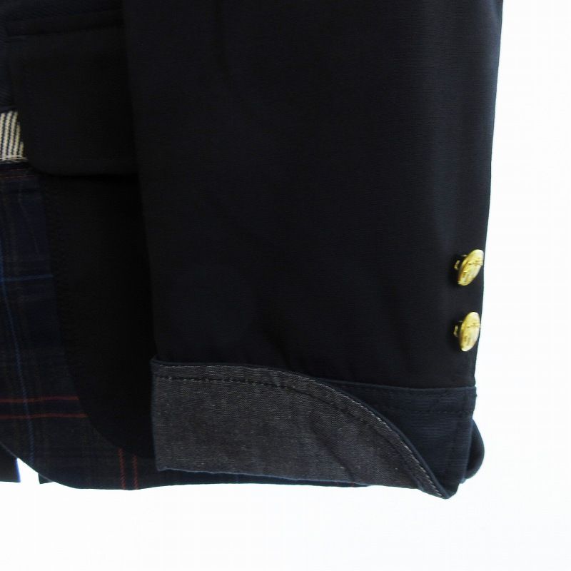 ジュンヤワタナベ　パッチワーク テーラードジャケット JUNYA WATANABE MAN(ジュンヤワタナベマン) 25SS多素材パッチワーク