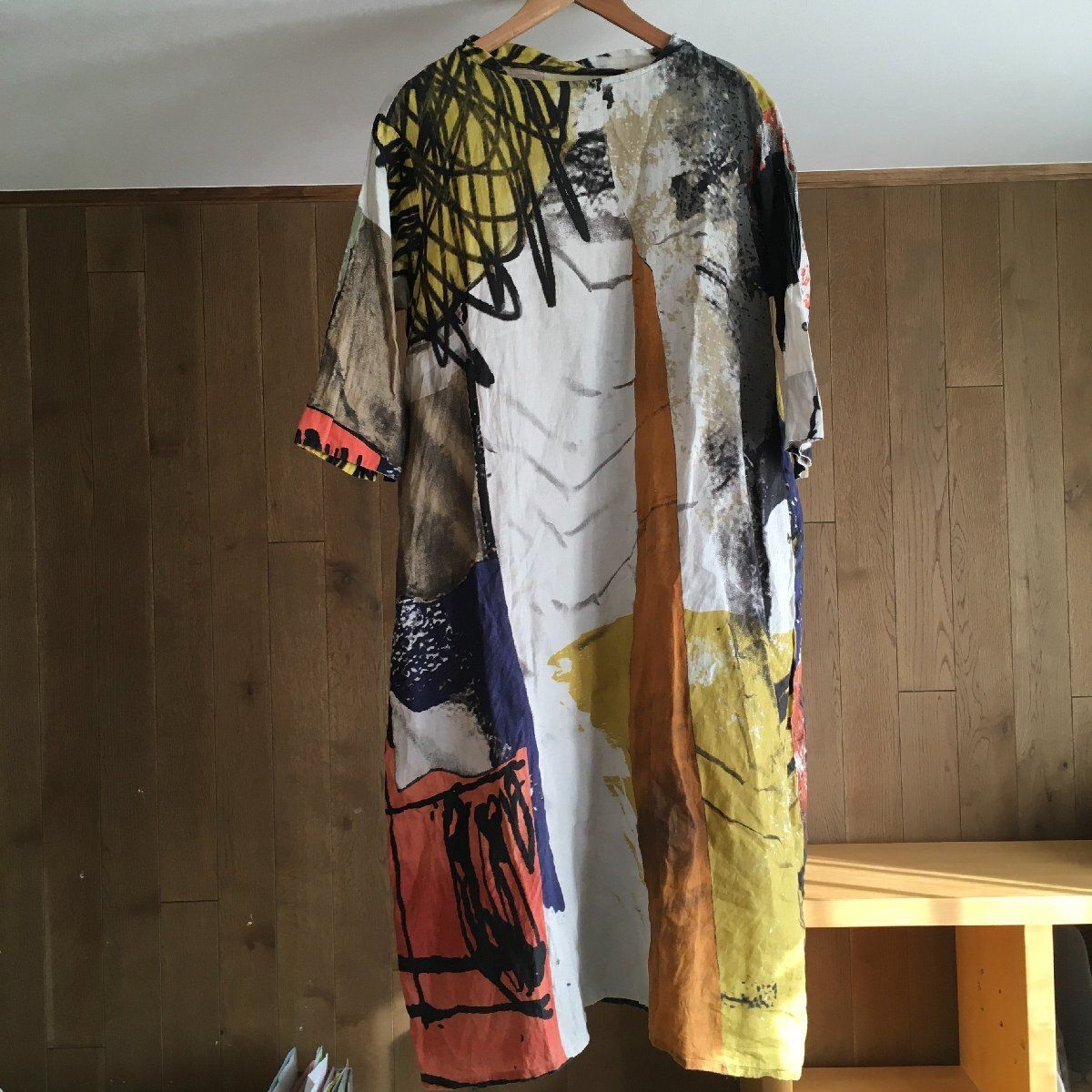 新品センソユニコ芽風 リネンワンピース