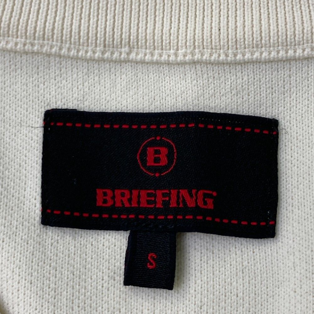 サイズ：S BRIEFING GOLF ブリーフィング  ニット セーター  ホワイト系 [240101460310] ゴルフウェア メンズ ストスト サイズ：S BRIEFING GOLF ブリーフィング ニット セーター