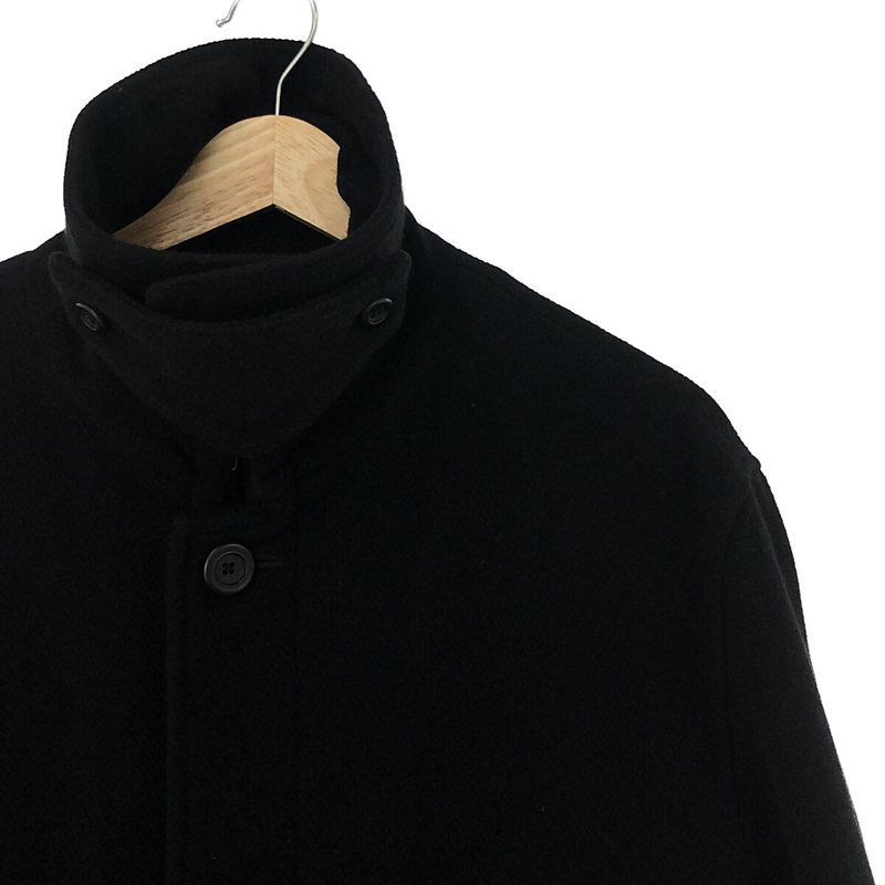 コスタ　ランバン /黒 /ステンカラーコート /46size /アンゴラ混 アンゴラウール スタンドステンカラーコート（01-15WI04-204
