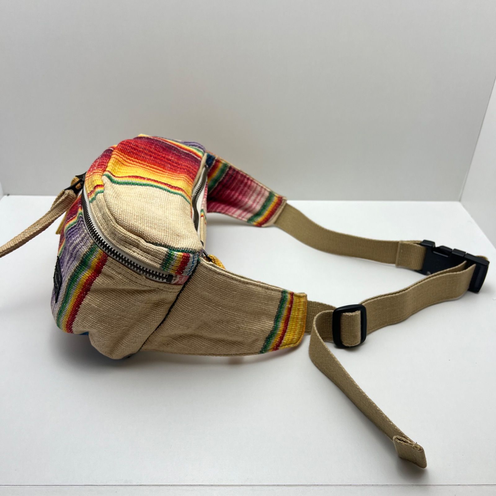 PORTER BEAMS artesania Guatemala fabric waist bag RARE ポーター