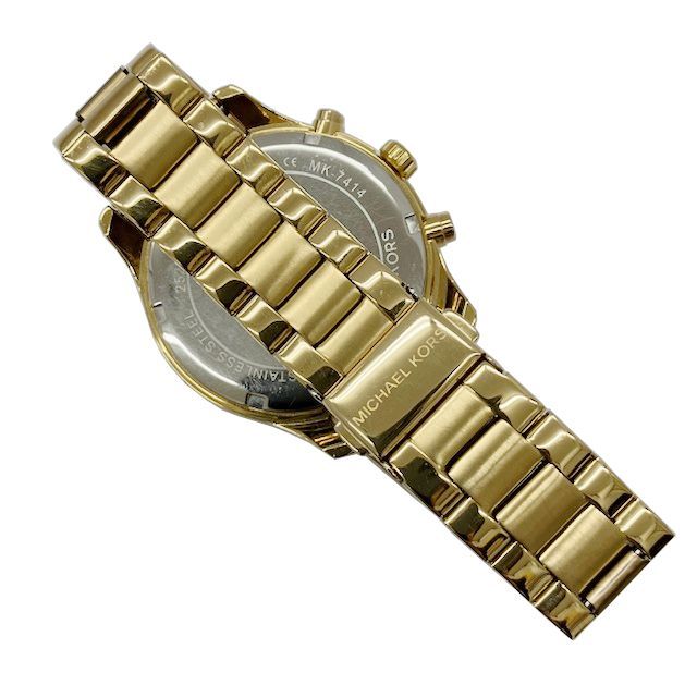 MICHAEL KORS マイケルコース 腕時計 MK-7414 ゴールドカラー SS