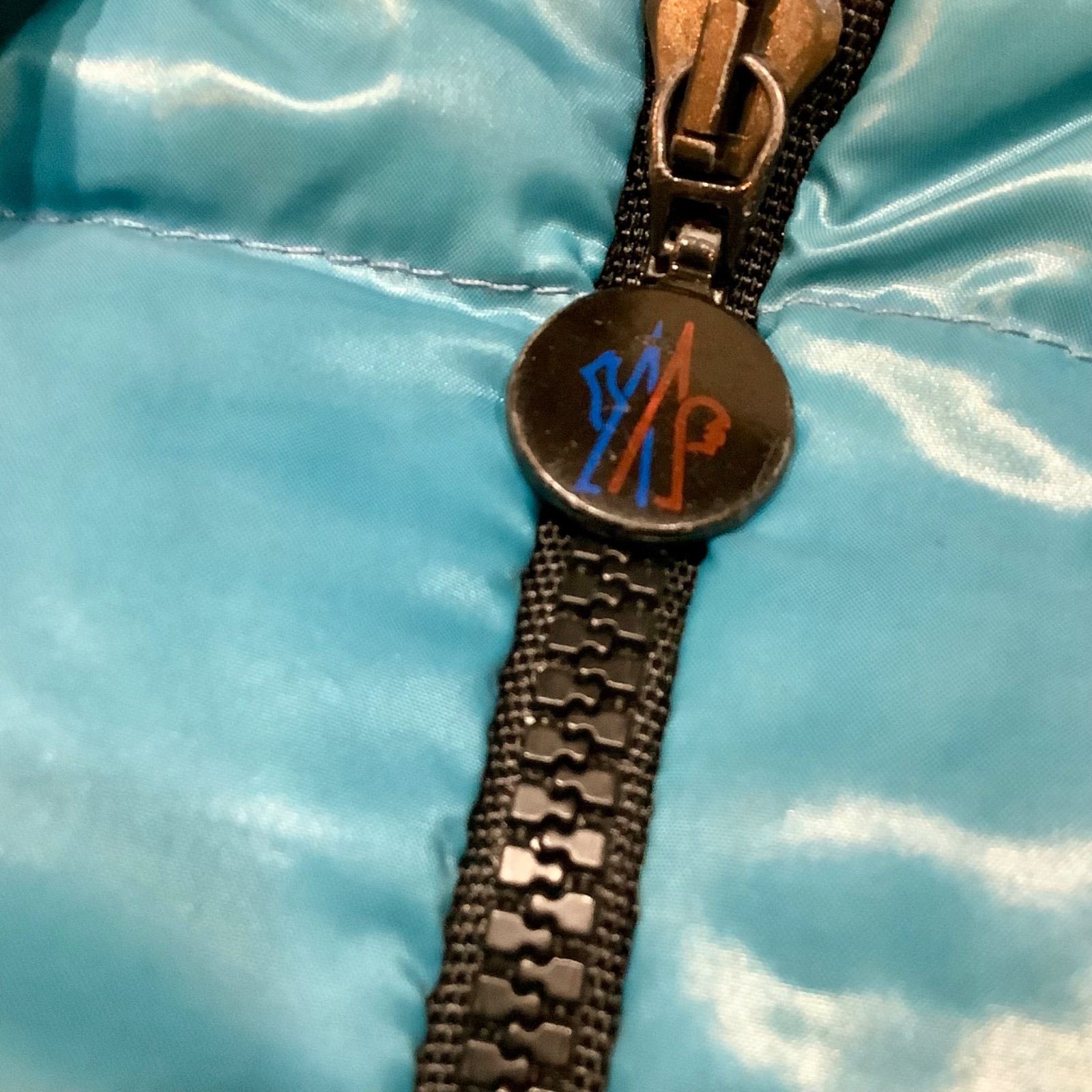 MONCLER キッズ ブルー モンクレール モンクレール キッズ ダウン MONCLER ブランド ダウンジャケット