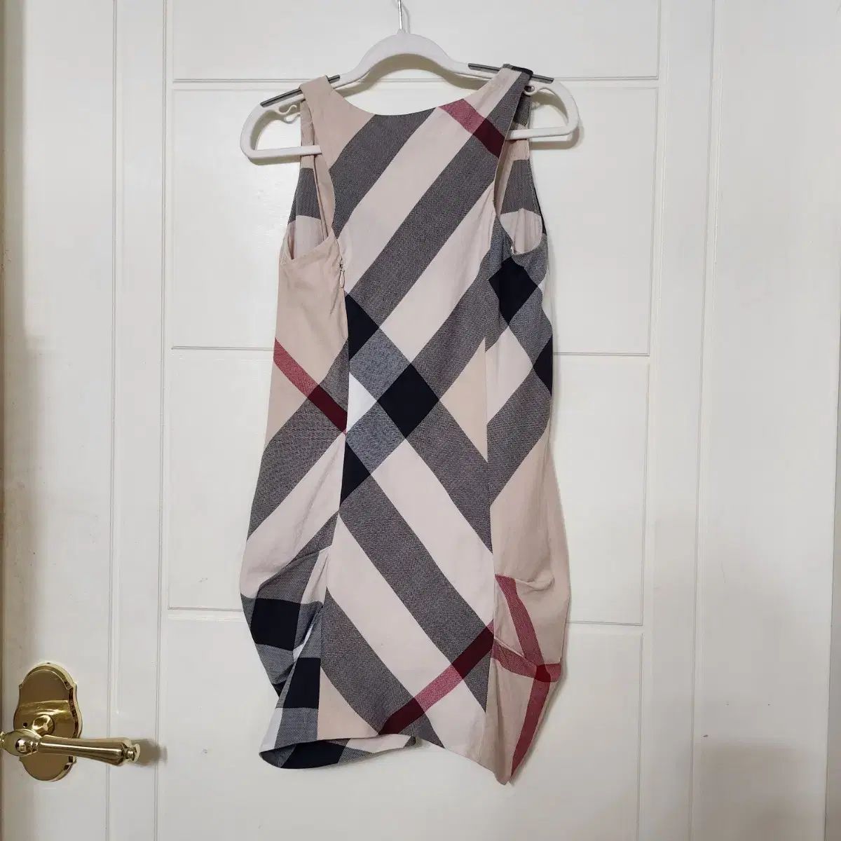 バーバリー　キッズ　ワンピース　ノースリーブ　6Y　116cm 6y アウトレット ／ 120 サブパラグラフ ) バーバリー キッズ