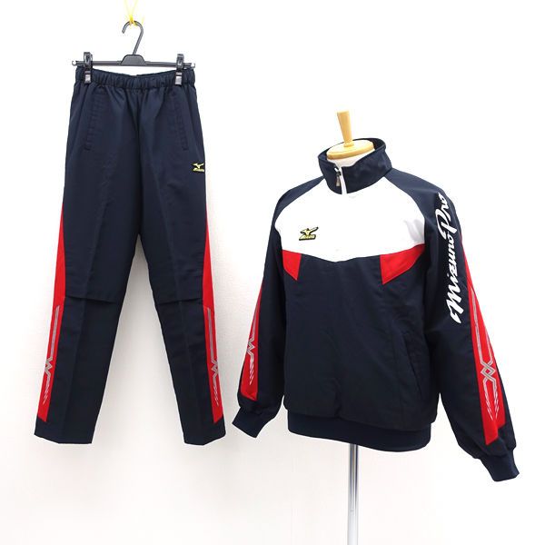 ミズノプロ ウインドブレーカー mizunopro XOサイズ ネイビー 美品