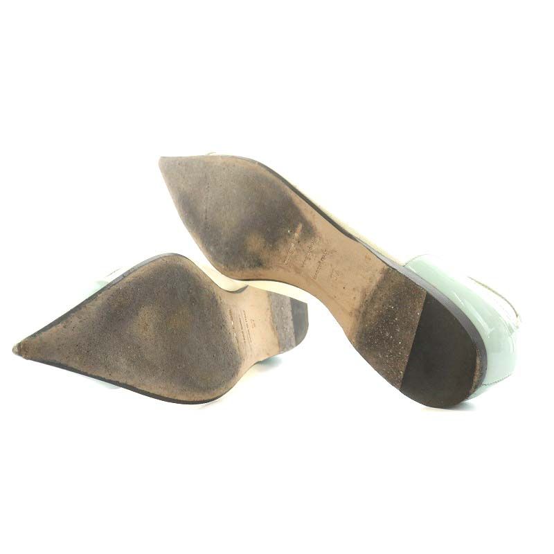 ⭐️新品未使用⭐️　セルジオロッシ　ヒールパンプス　ポインテッドトゥ　エナメル 美品】 sergio rossi / セルジオロッシ | エナメル レザー ポイン