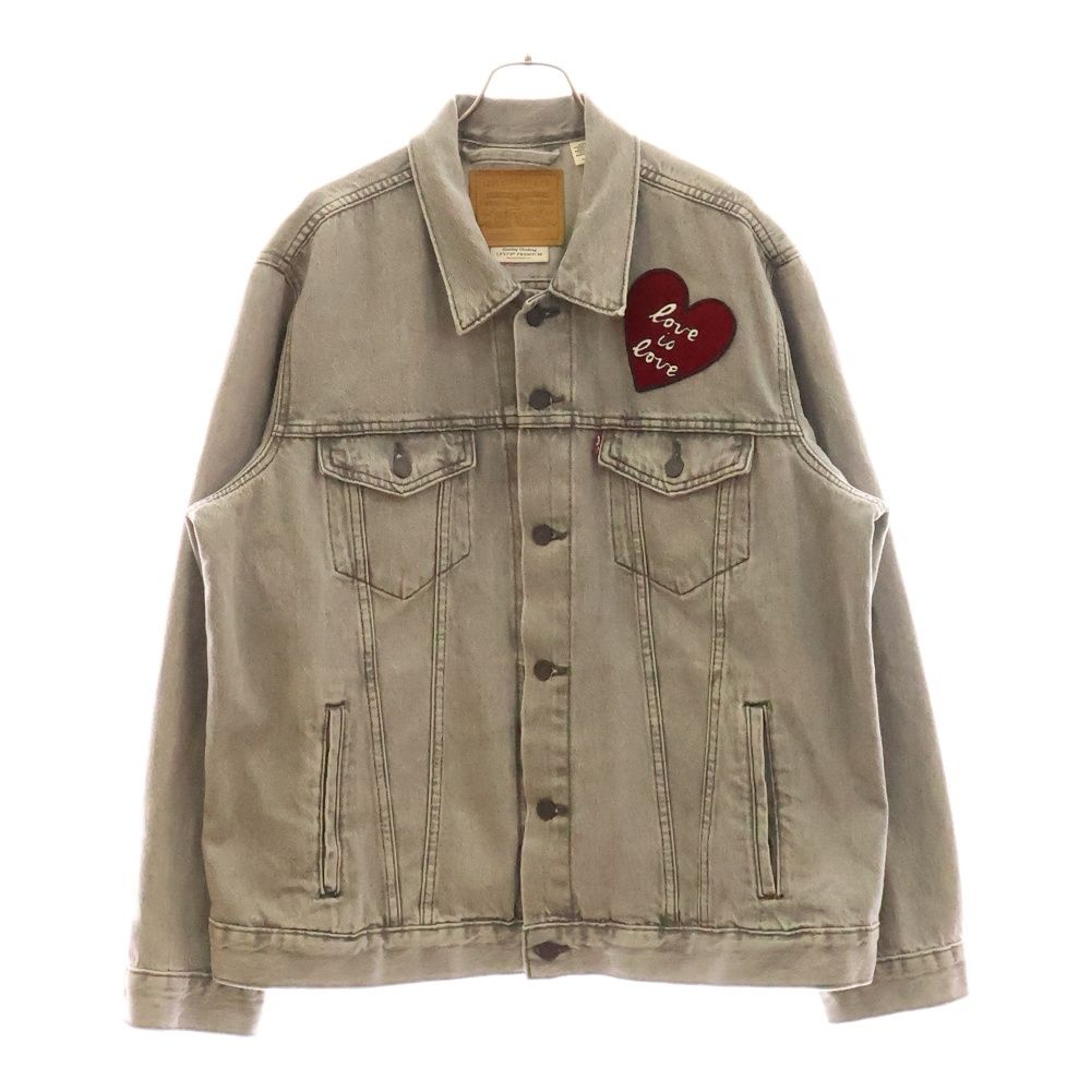 Levi s リーバイス ハートデザイン デニムジャケット グレー PC9-72334-0502