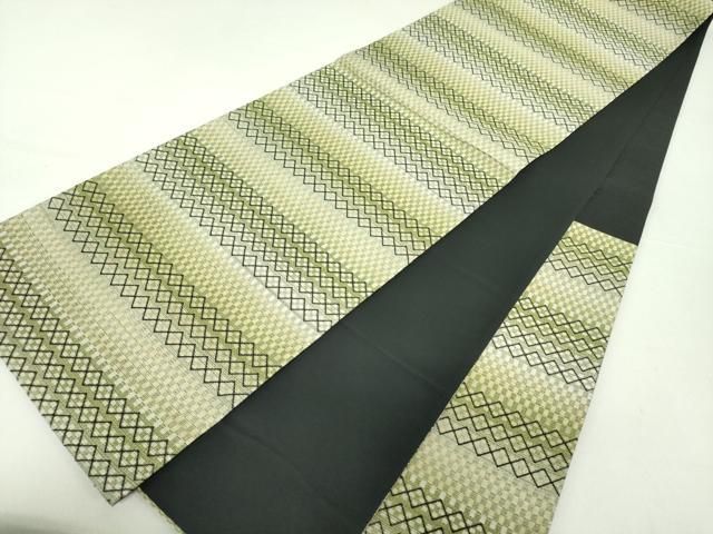 専用帯4654 ●高級 正絹 平安業平菱 六通 袋帯 平和屋-こころ店□六通柄袋帯 花菱文 金糸 正絹 逸品 AAAG8066Asg