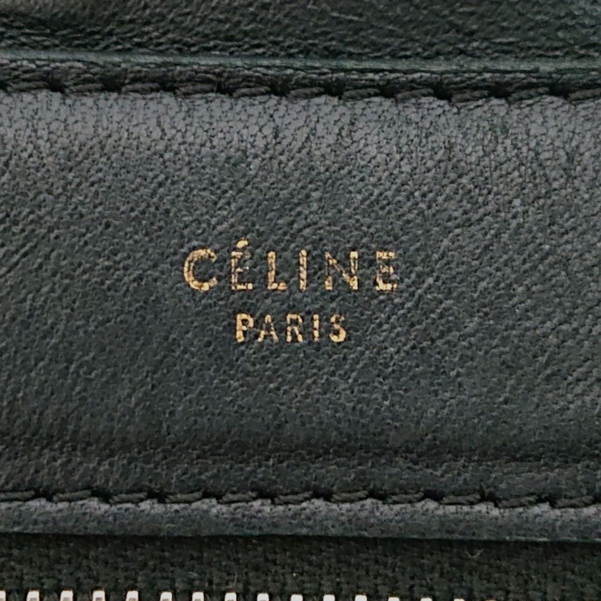 CELINE(セリーヌ) トートバッグ ホリゾンタルカバガゼット 黒 レザー、ムートン - メルカリ