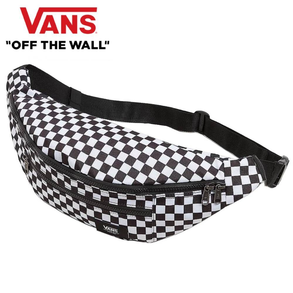 VANS WARD CROSS ボディバッグ チェッカー ホワイト/ブラック 鞄 BODY PACK White/Black バンズ