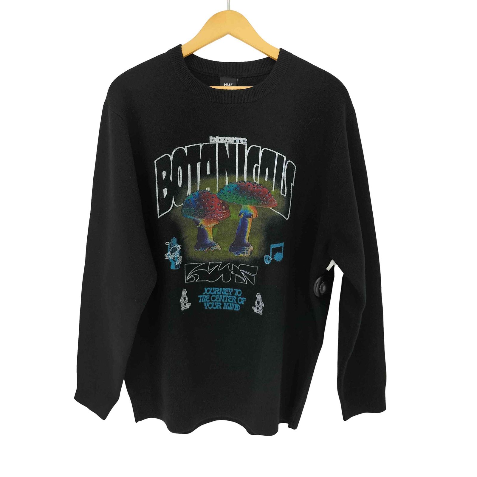 スケートボード MIND JOURNEY SWEATER / HUF MUSHROOM ハフ HUF MIND JOURNEY SWEATER / HUF MUSHROOM CAPSULE メンズ import