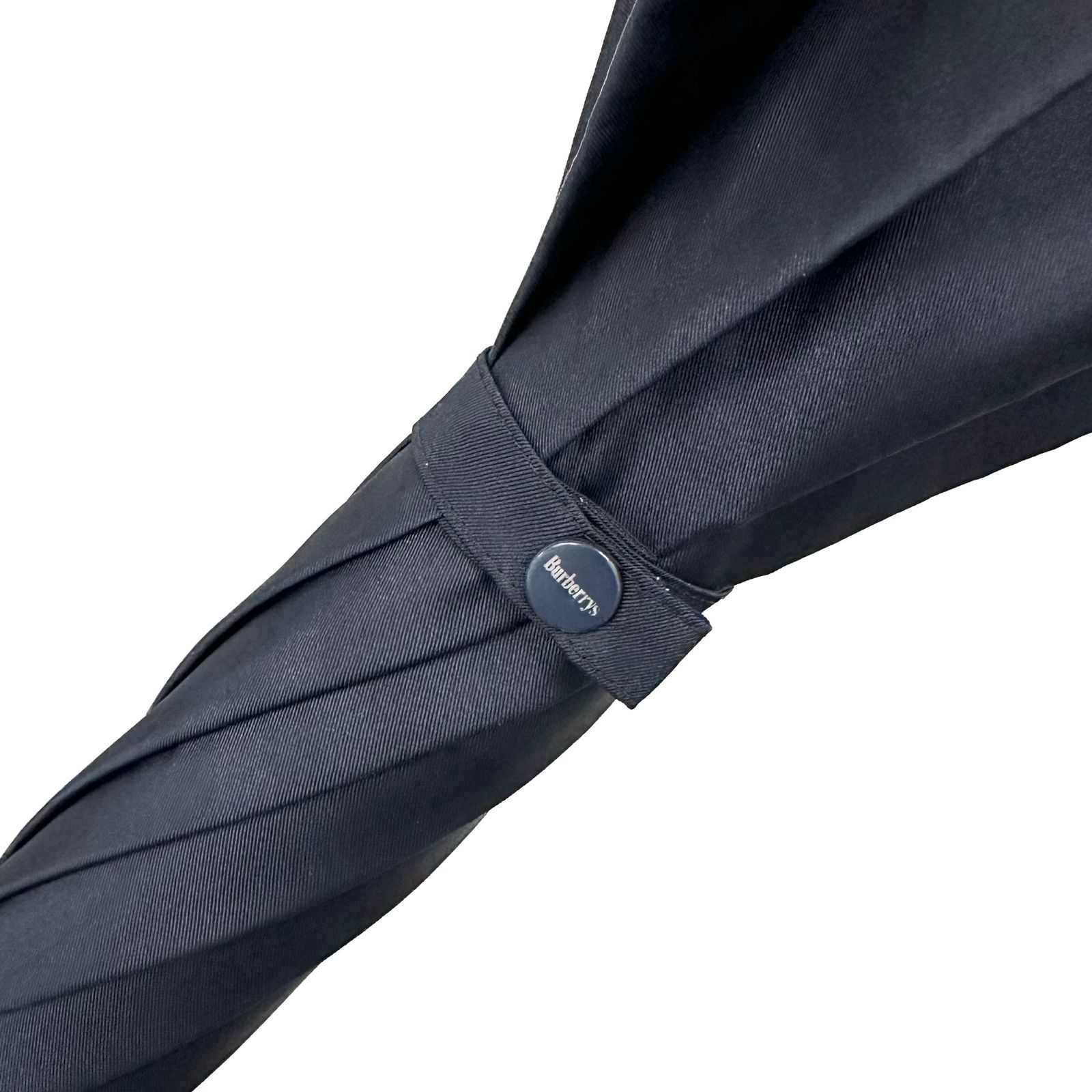 美品】BURBERRY バーバリー 長傘 雨傘 アンブレラ ノバチェック 紺 青