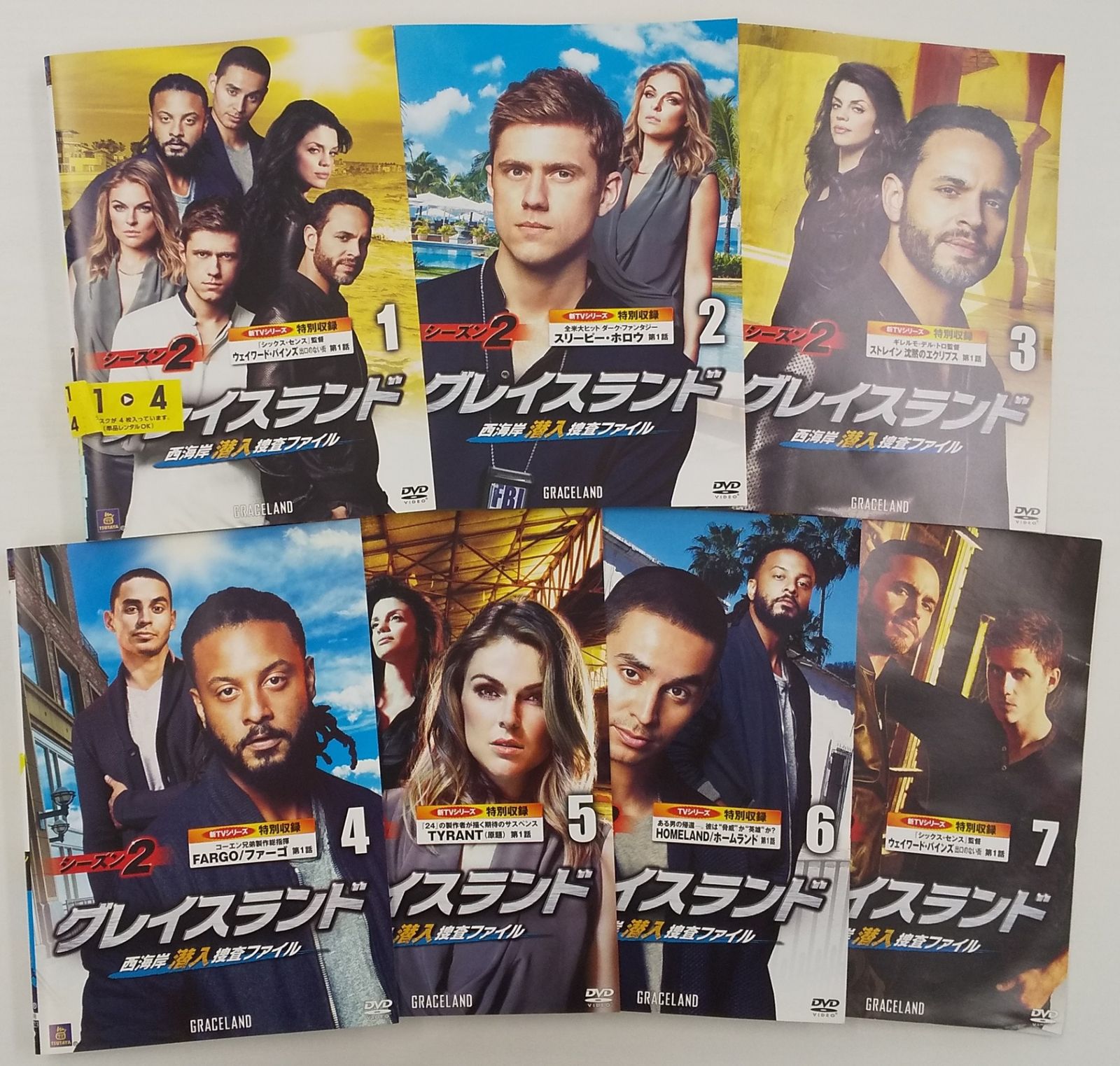 グレイスランド　シーズン1-2 DVD DVD 洋画 グレイスランド 西海岸潜入捜査ファイル シーズン1.2
