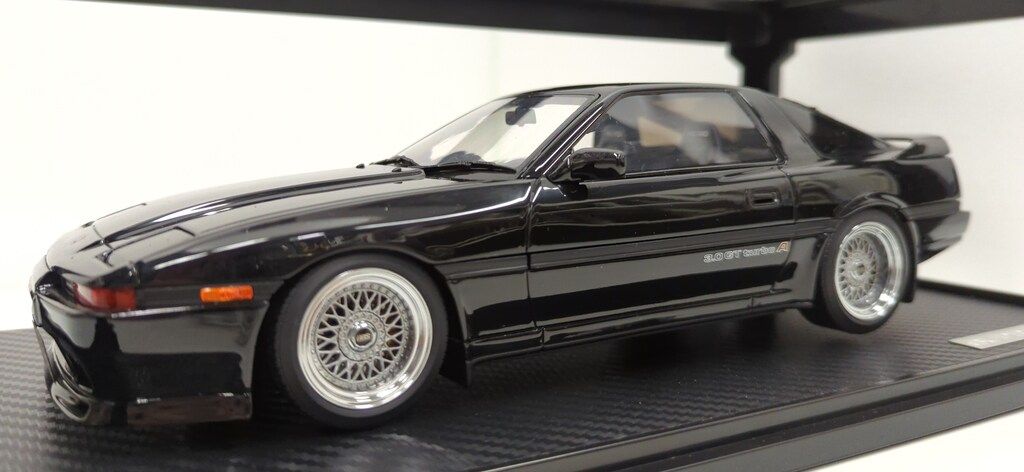 ignition model 1|18 Toyota Supra 3.0GT turbo A MA70 Black IG1735