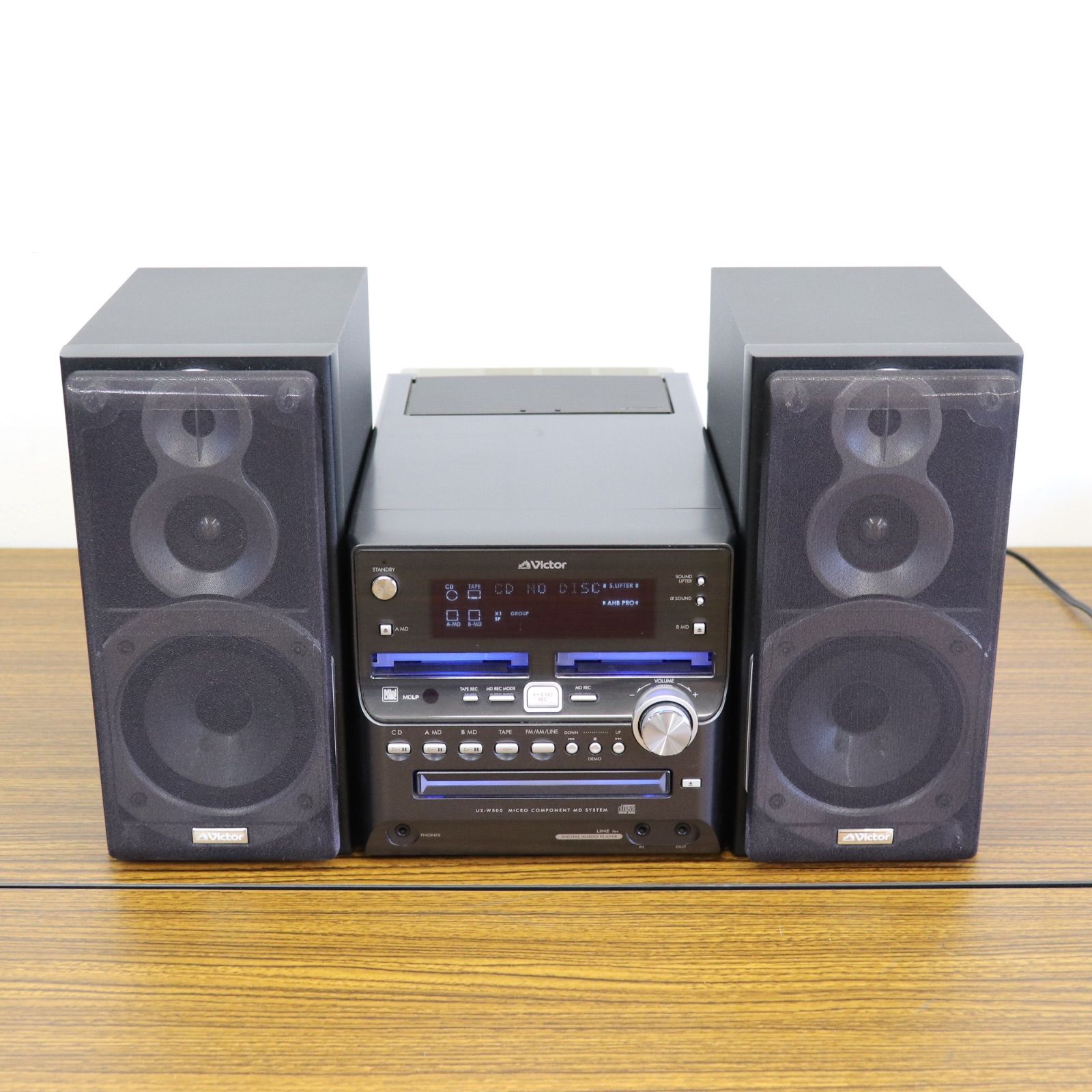 Victer ビクター CD/ダブルMDコンポ CA-UXW500 Victor UX-W500 [MiniDisc Wiki]