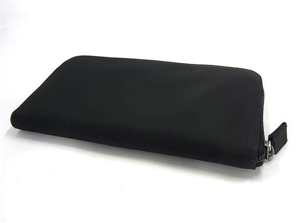 極美品✨PRADA プラダ　長財布　ナイロン　三角プレート　トライアングル　黒 美品 PRADA プラダ 長財布 M506 ブラック テスートナイロン ユニ