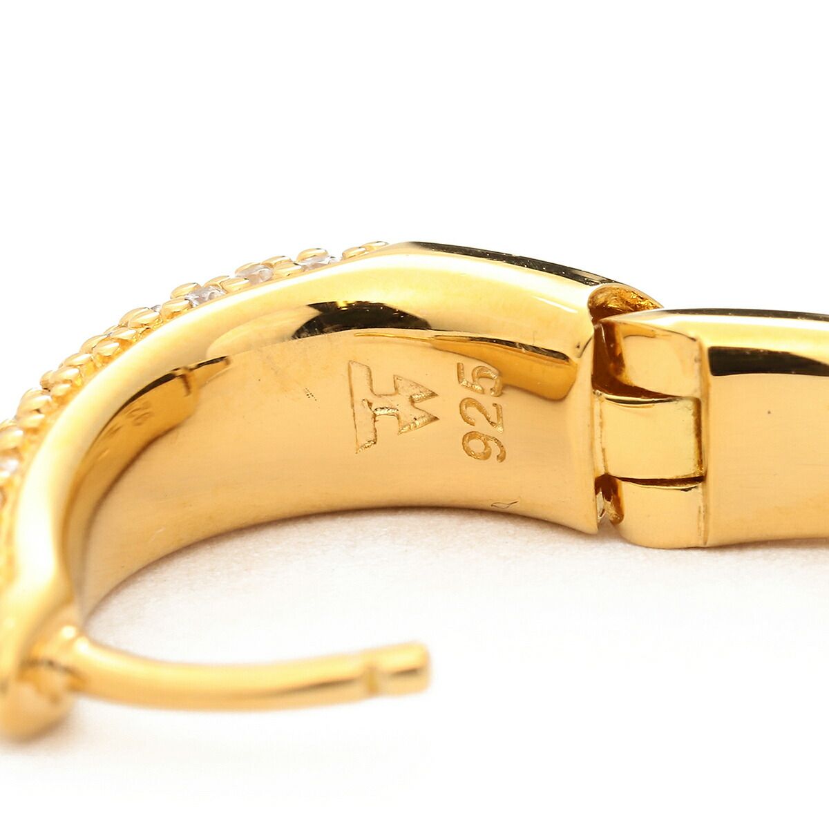 新品 トムウッド TOMWOOD ピアス リズ Liz Hoops Pave Gold ゴールド