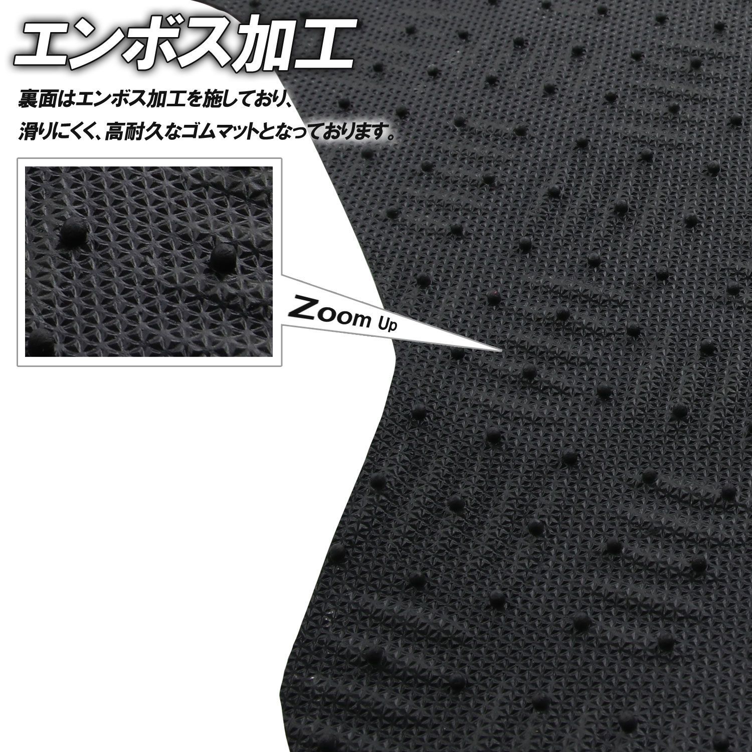 【新品】ゴムロール　フロアマット ジムニー ノマド 5ドア JC74W パーツ フロアマット 3D ペダル