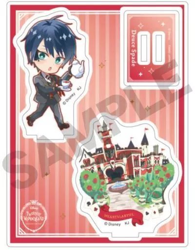 ツイステ AGF アクリルパネル あたり デュース 中古】アクリルスタンド・アクリルパネル デュース・スペード