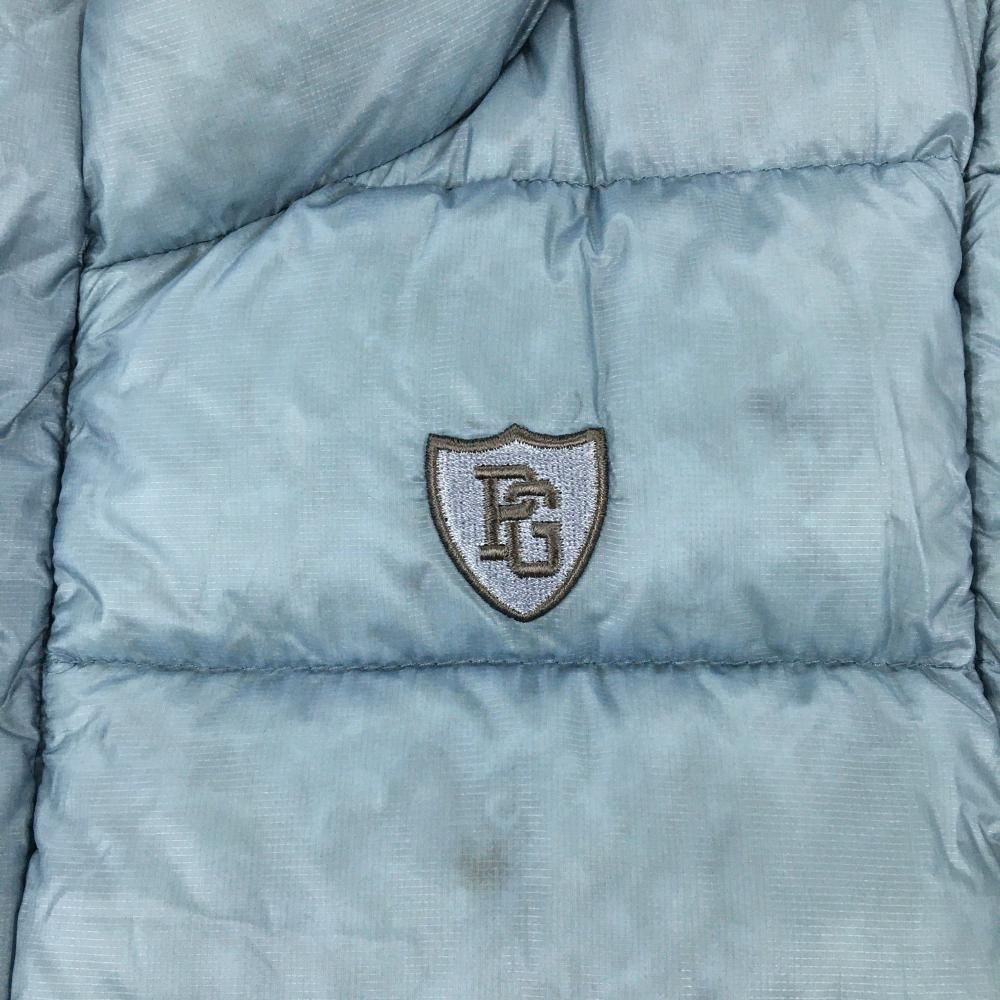 パーリーゲイツ 2WAYダウンジャケット ライトブルー 軽量 袖着脱可