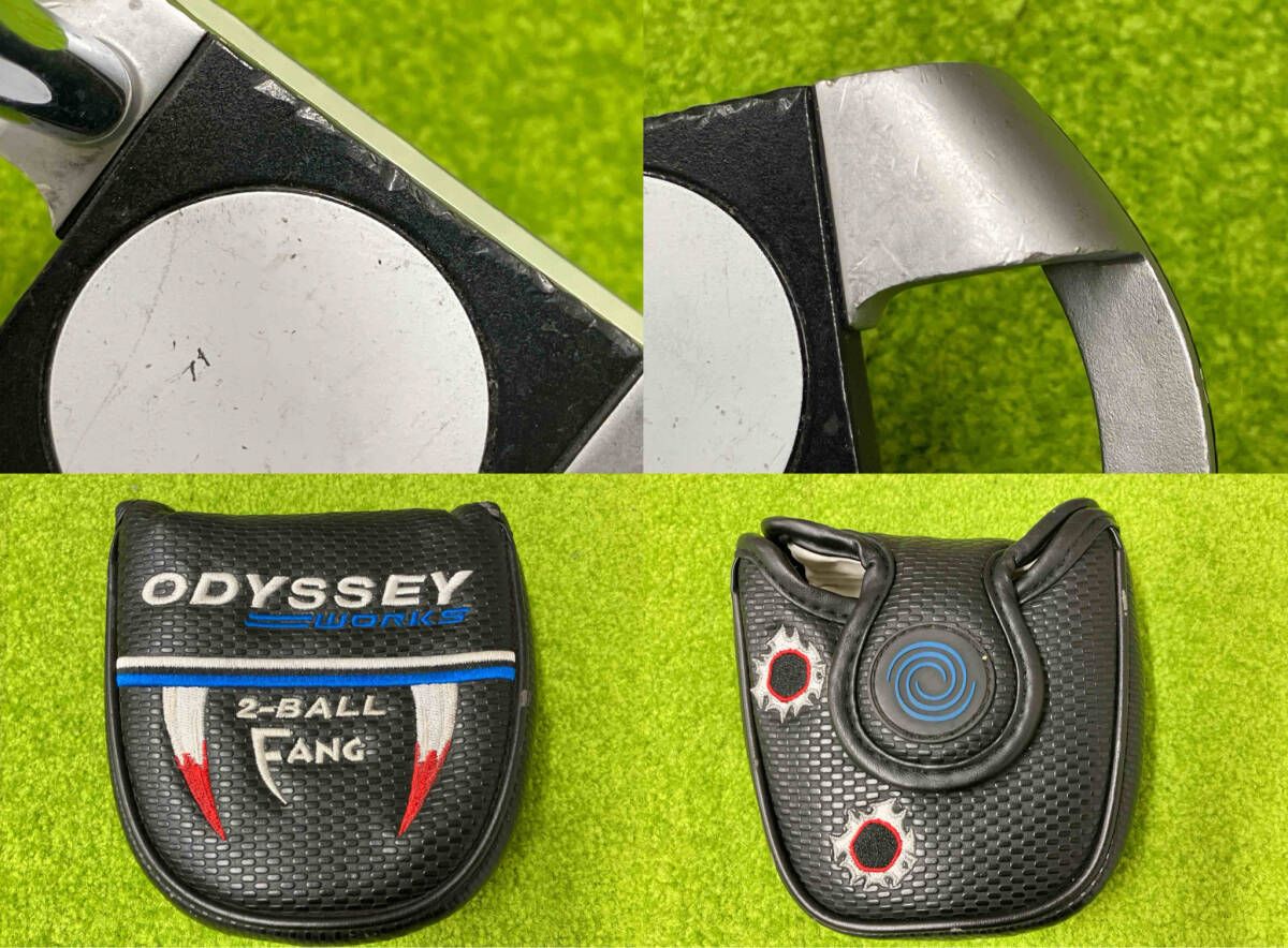 Odyssey WORKS VERSA 2・BALL FANG ヘッドカバー有り パター - メルカリ