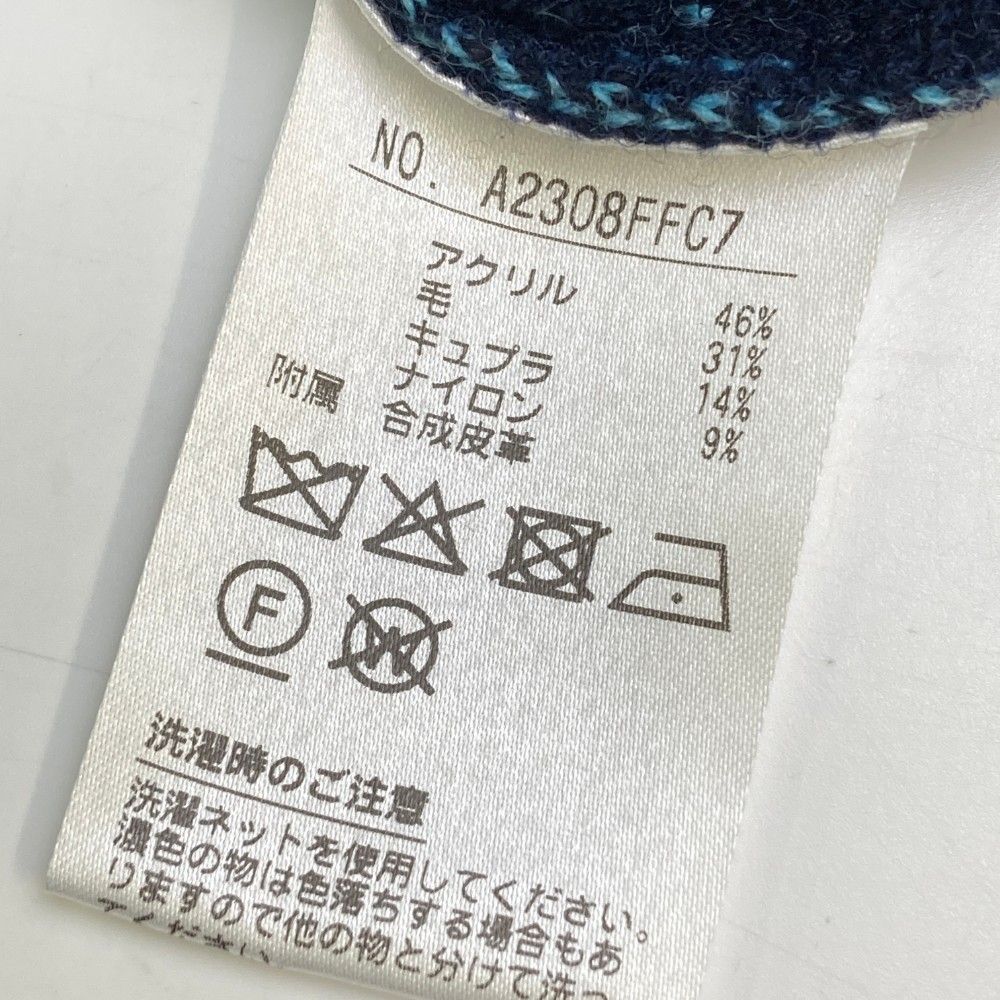 サイズ：M AND PER SE アンパスィ  ニットセーター 総柄 ブルー系 [240101433167] ゴルフウェア レディース ストスト 楽天市場】AND PER SE アンパスィ ニットセーター 総柄 ブルー系