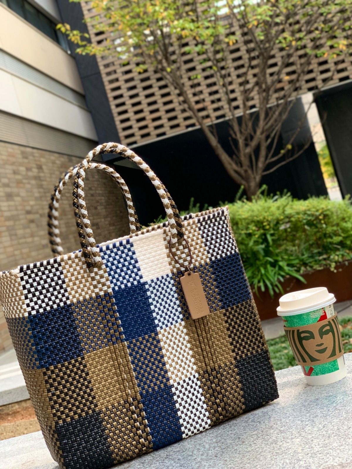 新品 大人気オアハカ産 メルカドバッグ メキシコ Sサイズ ホワイトブルー Amazon | [SEE CROSS BORDER] メルカドバッグ メキシコ オアハカ