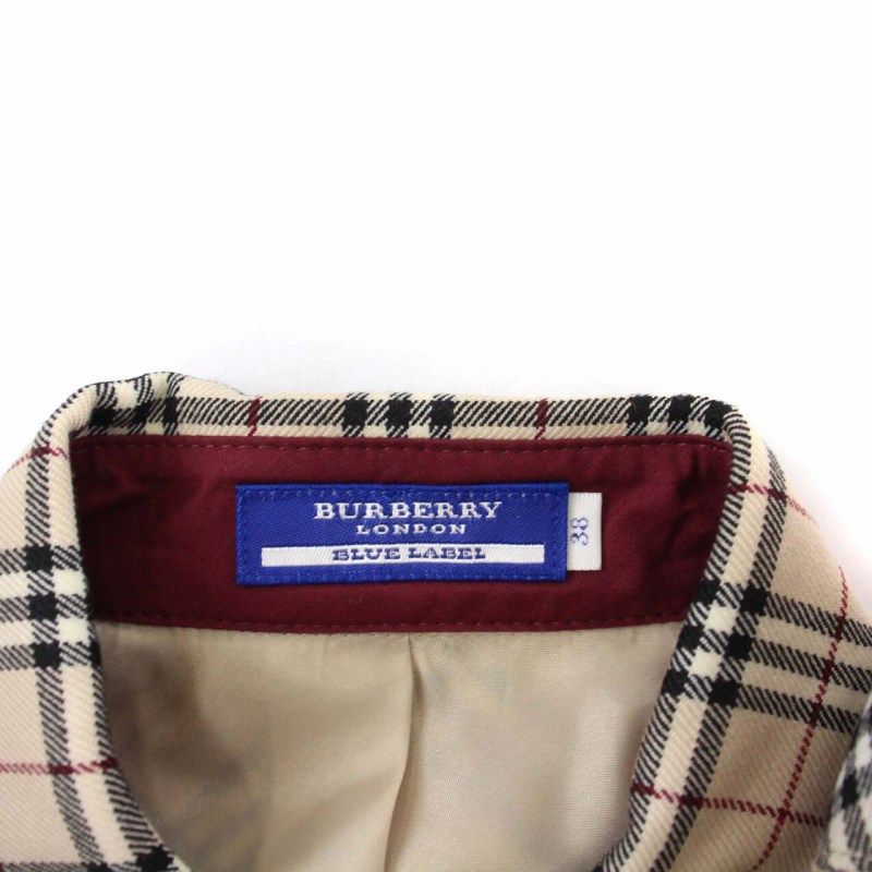 バーバリーブルーレーベル BURBERRY BLUE LABEL シャツワンピース 七分